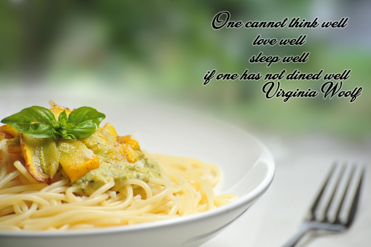 Pasta - Virginia Woolf Quote